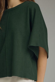 Kimber Kimono Half-Sleeve Sweater Knit Top