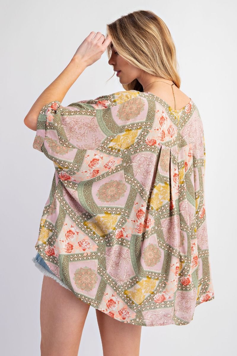 Brinkley Patch Garden Tunic Top