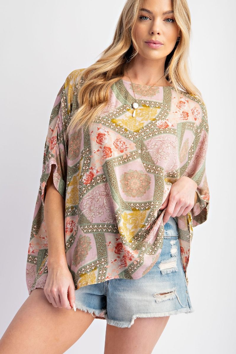 Brinkley Patch Garden Tunic Top