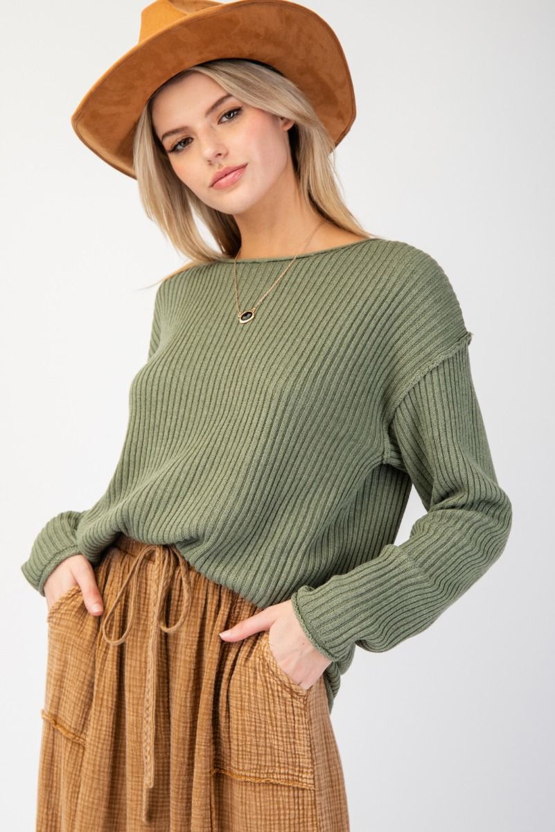 Aurelia Long Sleeve Knitted Sweater