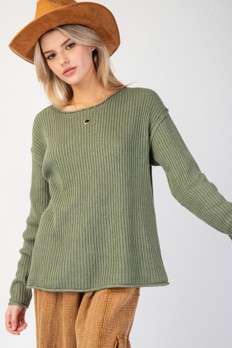 Aurelia Long Sleeve Knitted Sweater