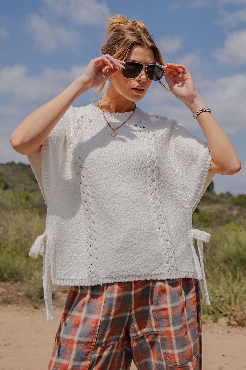 Selma Knitted Sweater Poncho