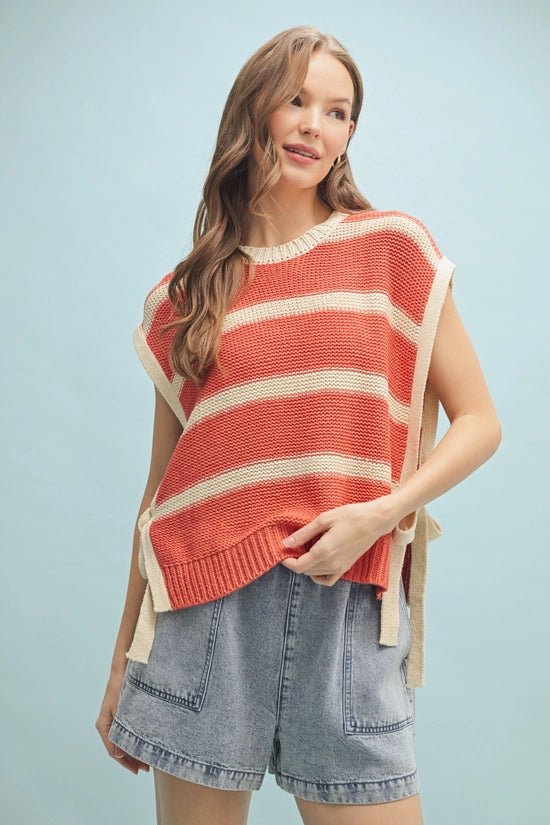 Randee Oversized Sleeveless Sweater-Vest