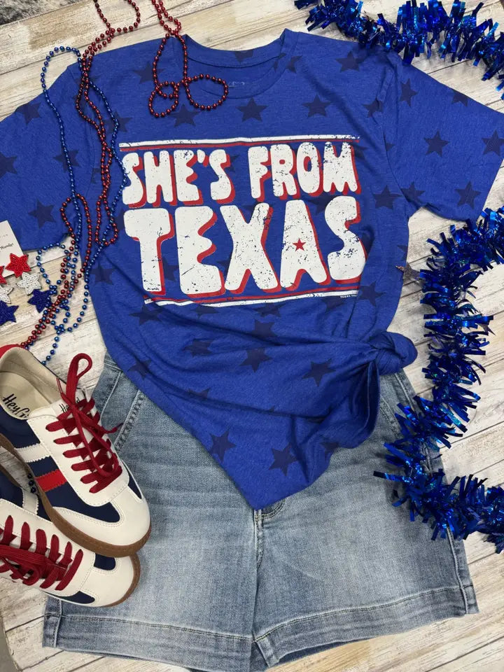She's From Texas Graphic Tee