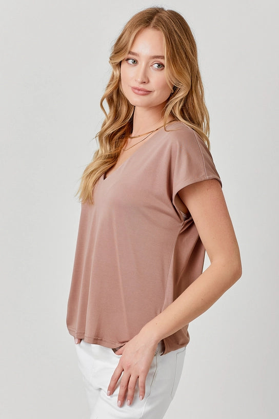 Dawn Modal V-Neck Top