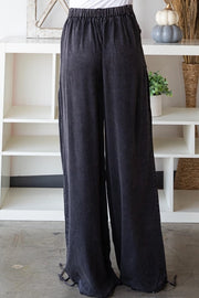 Remi Mineral Washed 3D Pocket Wide Leg Pants