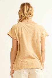 Vintage Basics Solid Color Mineral Washed Tee