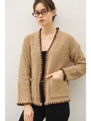 Bartholomew Teddy Bear Soft Boucle Cardigan