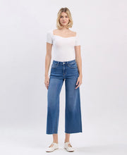 Gibson High Rise Super Soft Slim Wide Crop Jeans