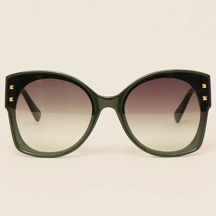 Sheba Sleek Modern Super Cat Eye Sunglasses