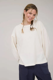Chryslee Round Neck Knit Pullover Top