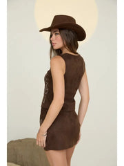 Cheyenne Western Top & Skirt Set
