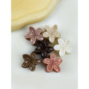 Honolulu Plumeria Mini Hair Claw Clip