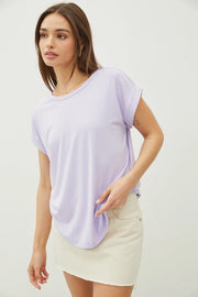 Lizzie Classic Capped Sleeve Modal Tee