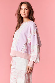 Rosita Vendela French Terry & Pinstripe Sweatshirt