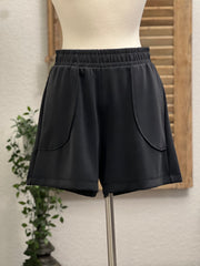 Maddie Comfy ButterSoft Shorts with Drawstring Waist and Hip Pockets