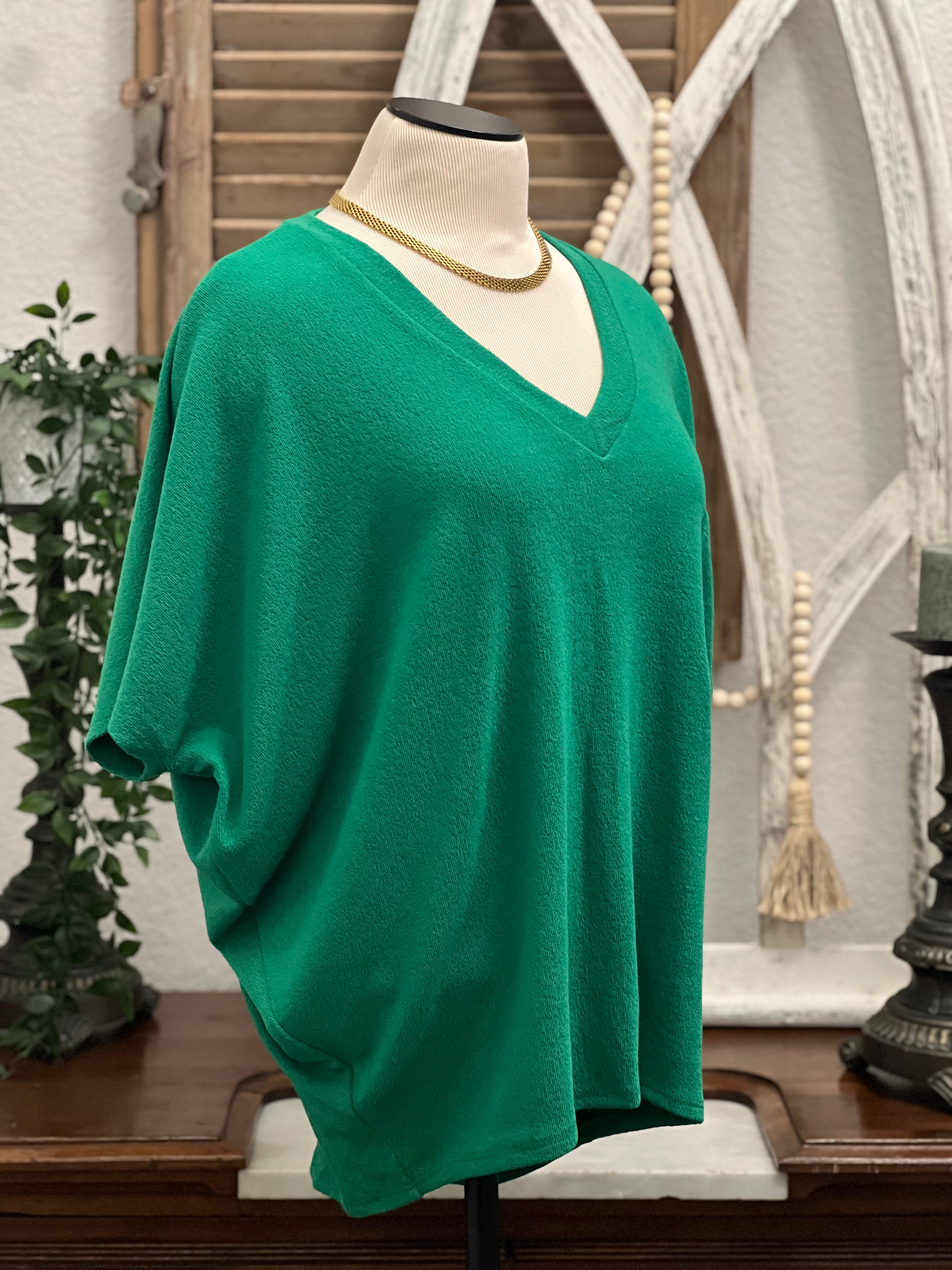 Chelsea Loose V-Neck Pullover Top