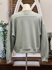 Sinclair Cropped Long Sleeve Pullover "Un"Sweatshirt