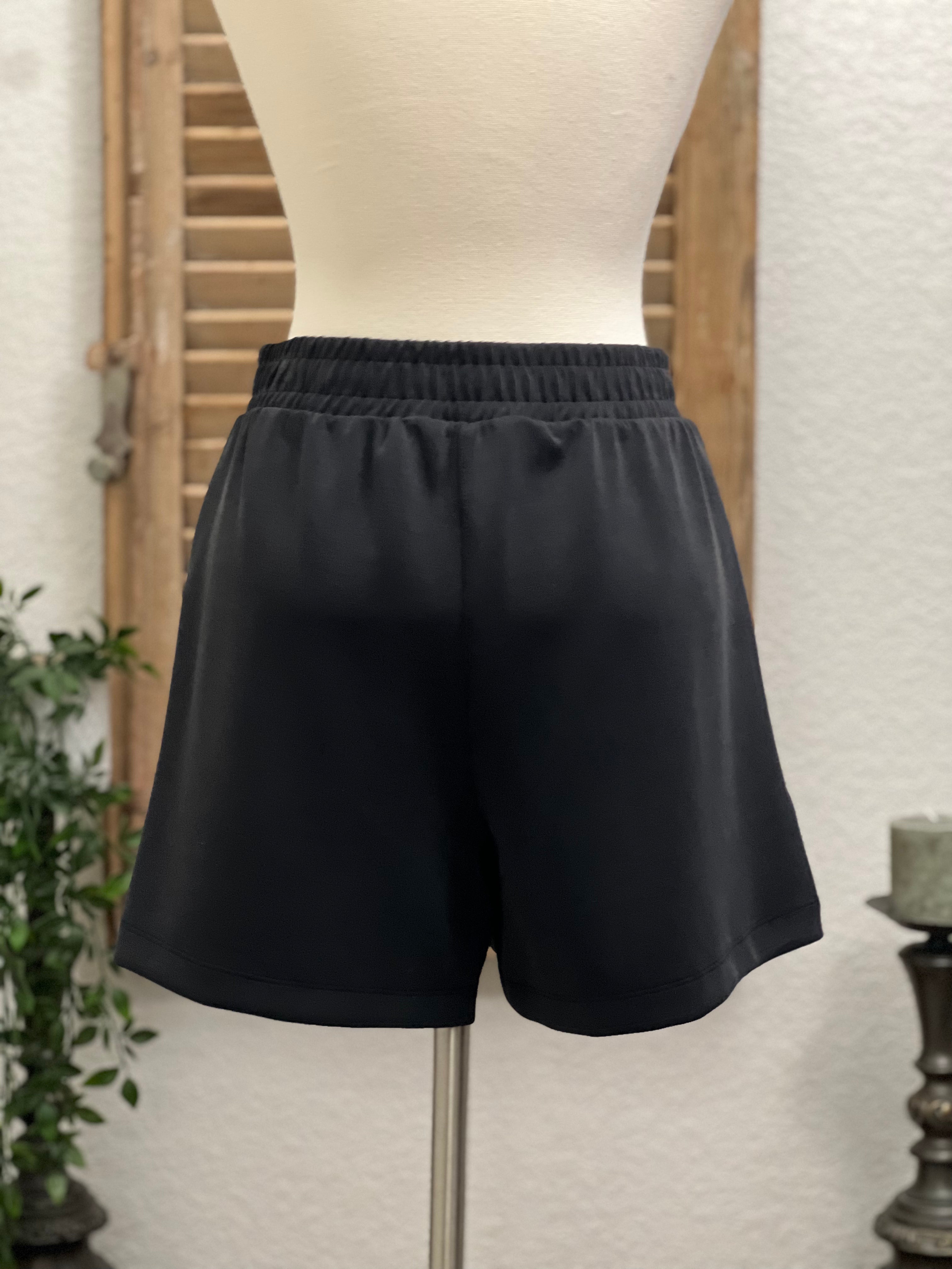 Maddie Comfy ButterSoft Shorts with Drawstring Waist and Hip Pockets