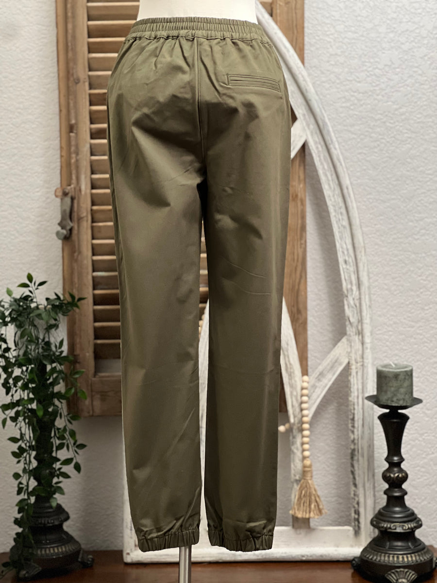 Whitney Twill Woven Jogger Pant