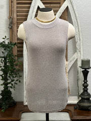 Gracie Sleeveless Knit Sweater Tank Top