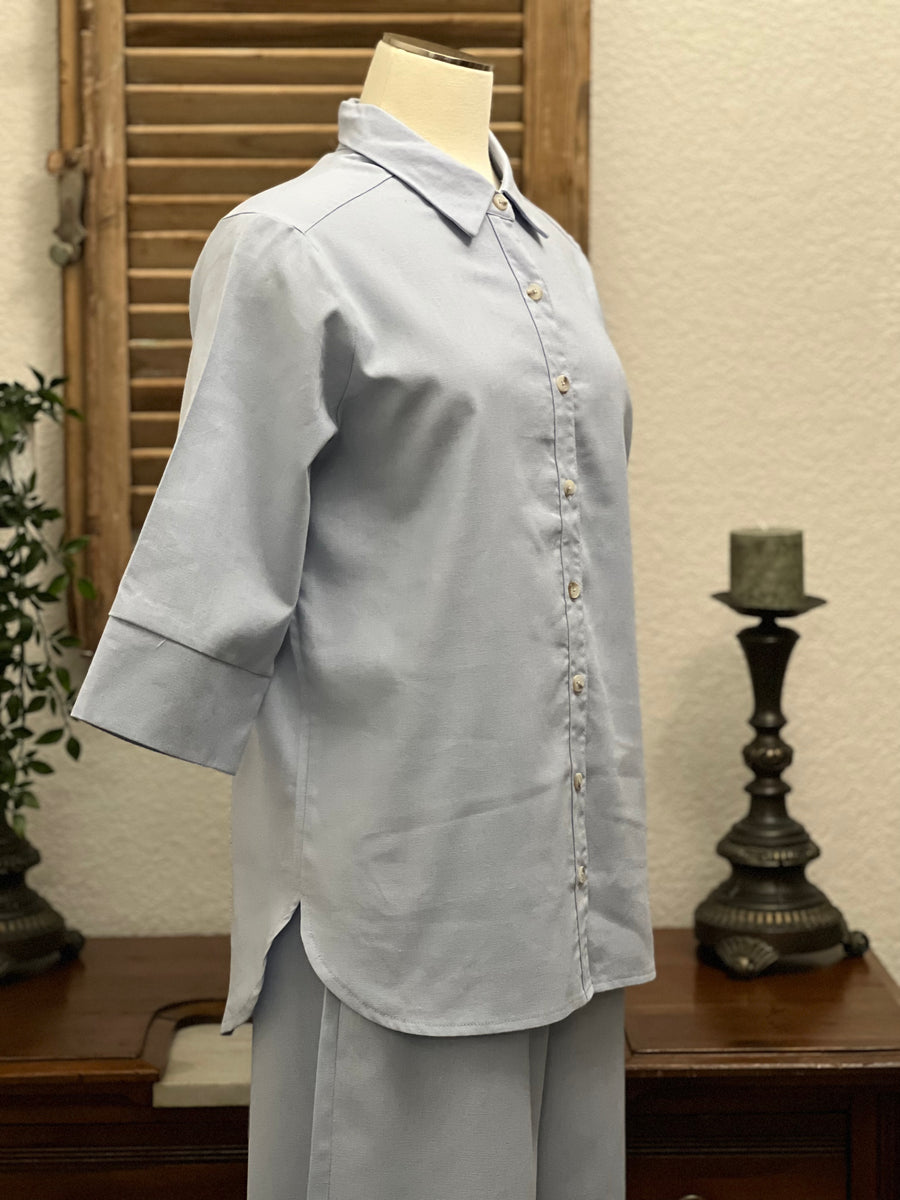 Margot Button Front Collared Tunic
