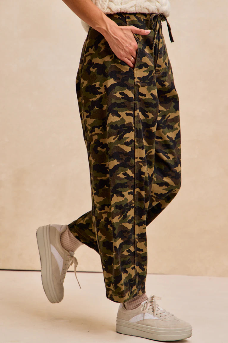 Major Camo Print Barrel Pants by BiBi!