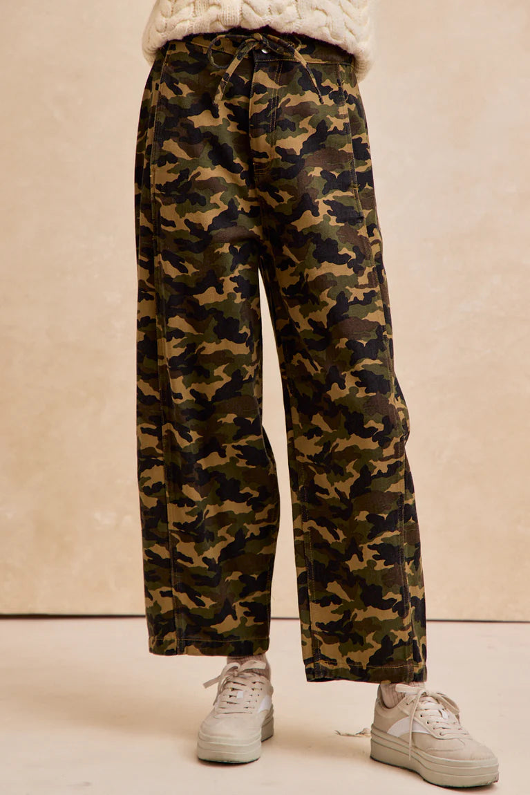 Major Camo Print Barrel Pants by BiBi!