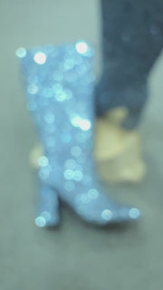 Corkys YOLO Tall Glitter Boots