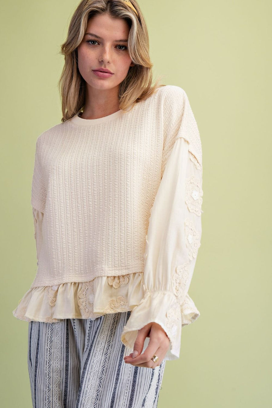 Ella Long Sleeve Pullover Top