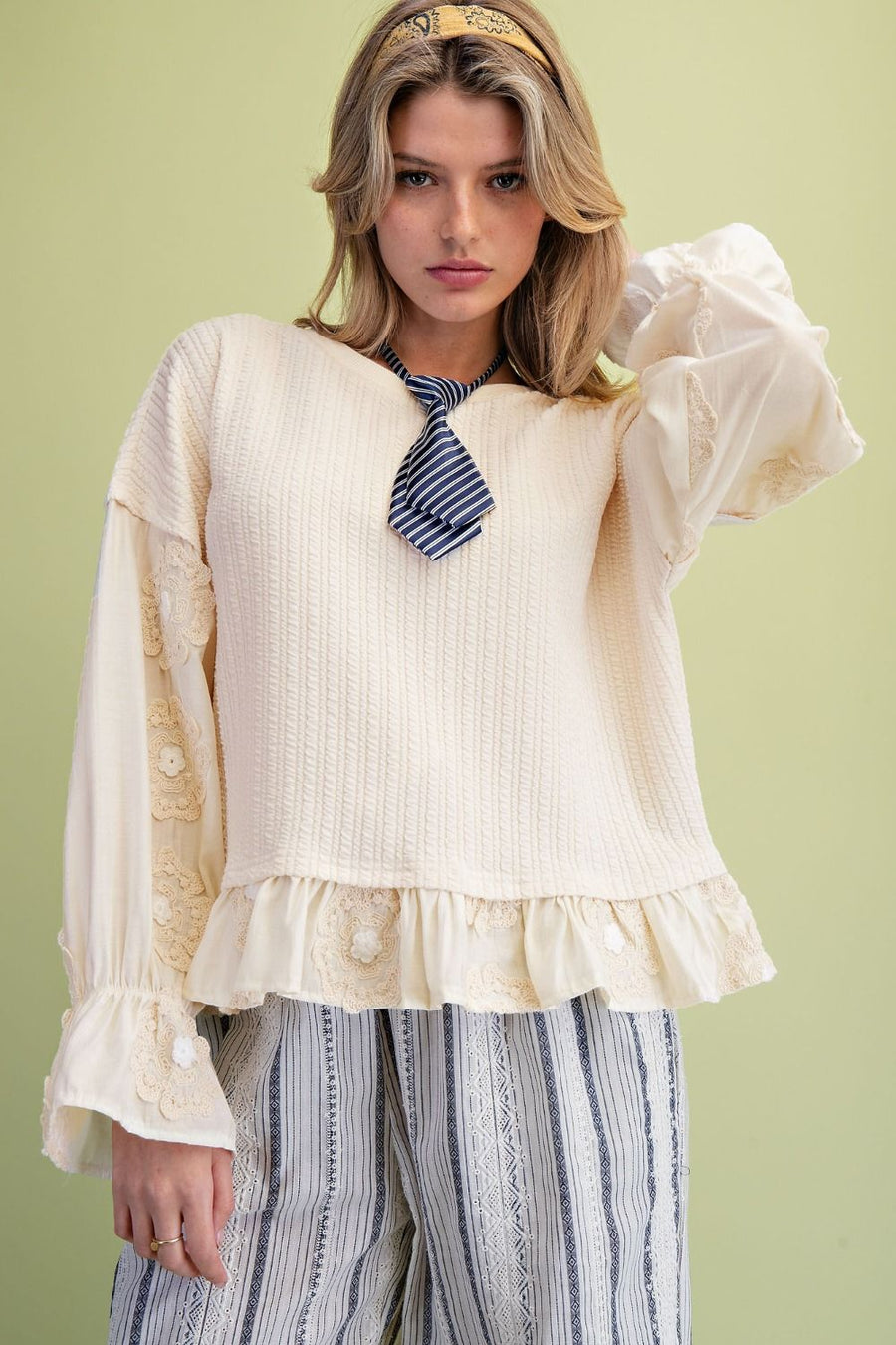 Ella Long Sleeve Pullover Top