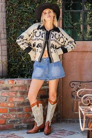 Equestrian Life Collared Button Down Cardigan