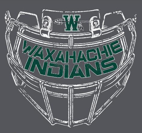 Game Day WAXAHACHIE INDIANS FACE MASK Graphic Tee