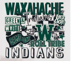 Game Day WAXAHACHIE ROLL TRIBE Graphic Tee