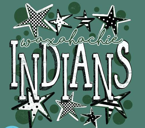 Game Day WAXAHACHIE INDIANS ALL STARS Graphic Tee