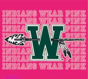 Game Day INDIANS WEAR PINK Graphic Tee