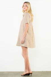 Sylvania Short Sleeve Striped Dress